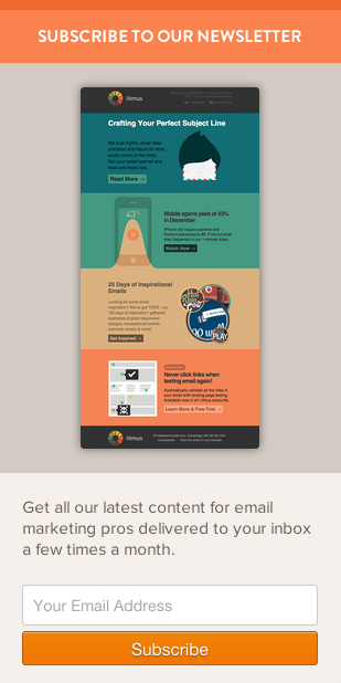 litmus email sidebar