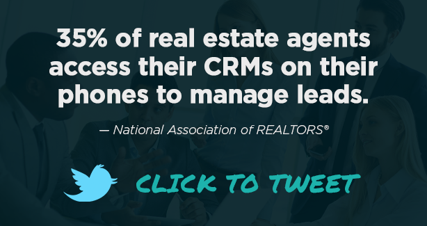 real estate CRM lead assignment statistic