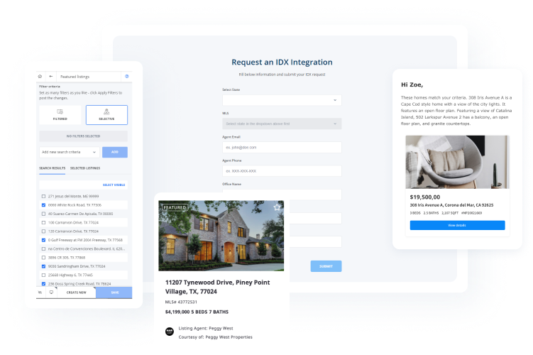 Build your REALTOR website with Placester